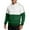 Green, variant on LWavelet Men’s Color Block Pullover Hoodie with Drawstring, Long Sleeve Casual Fleece Sweatshirt, Soft Warm Hooded Top