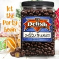 thumbnail image 3 of Milk Chocolate Covered Dried Mango by It's Delish, 3.75 LBS Jumbo Container  Gourmet Chocolate Covered Mango Bits Fruit Snacks Bulk Chocolate Candy Treats  Dairy, Kosher, 3 of 7