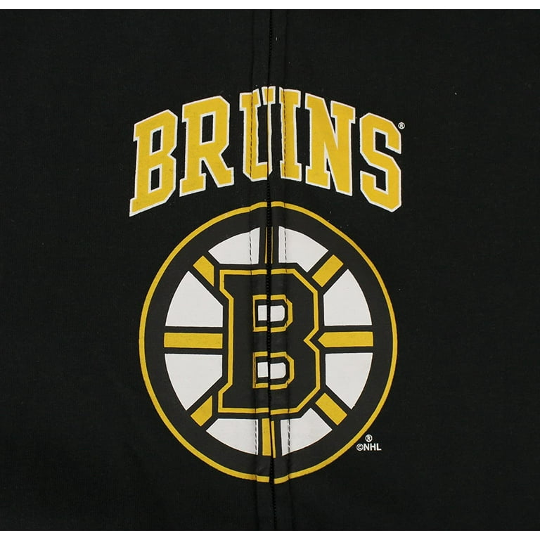 NHL Youth Boston Bruins Full Zip Helmet Masked Hoodie, Black