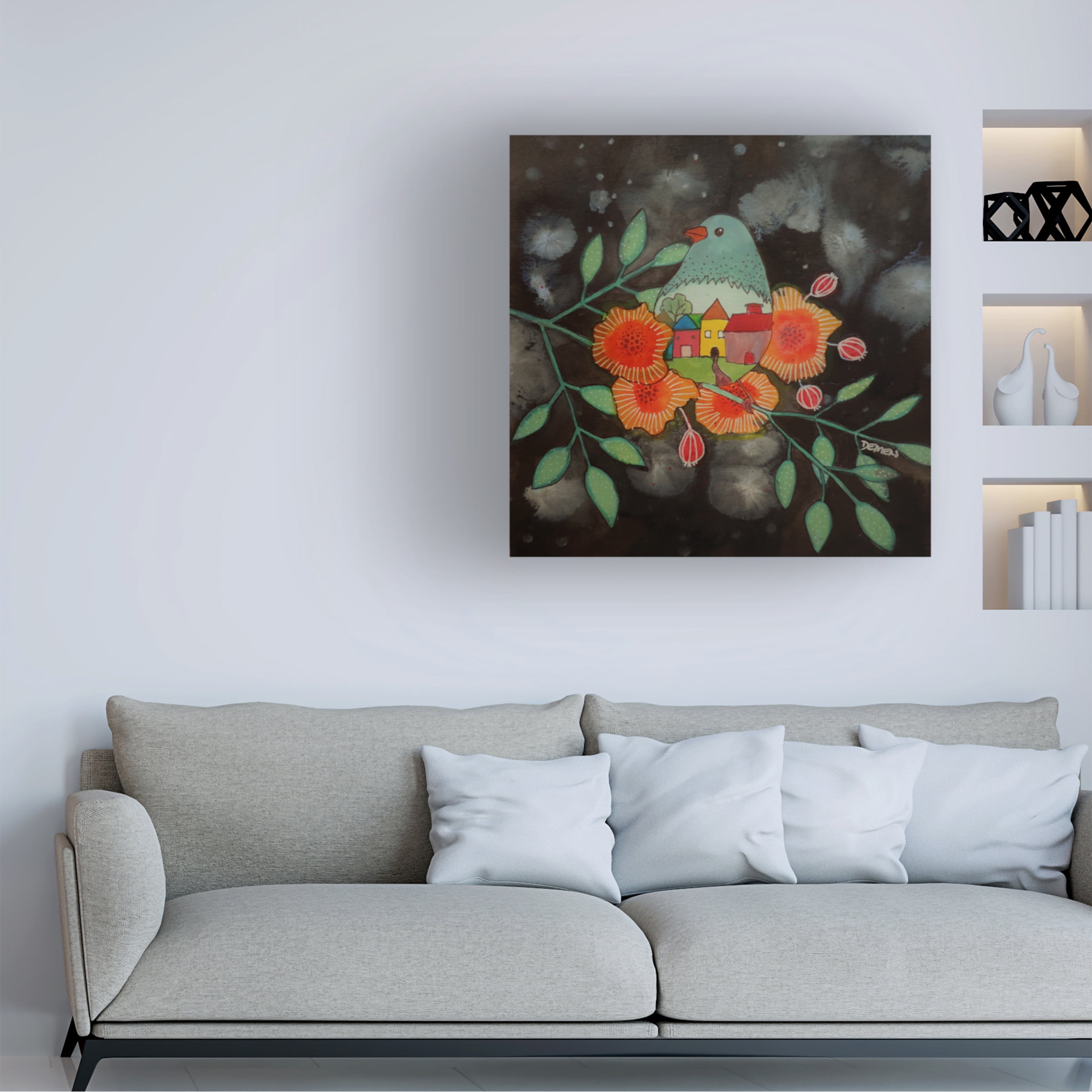 Sylvie Demers 'Une Nuit' Canvas Art