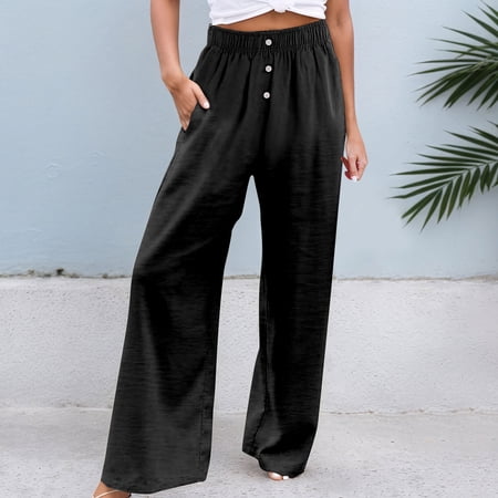 SIYUDAN Women S Pants Woman Pants Casual BlackAdult Womens Pants Loose Fit Pants For Women Wide Leg Pants For Women Fall Pants For Women 2025