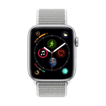Apple Watch Gen 4 Series 4 Cell 44mm Silver Aluminum - Seashell Sport ...