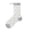 #A01Gray, variant on Girls Sheer Mid Calf Socks with Ruffle Cuff Bow and Textured Dot Pattern Lightweight Dress Socks for Kids Daily Wear