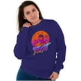 thumbnail image 3 of Street Fighter Vintage Ryu Sunset Sweatshirt for Men or Women Brisco Brands S, 3 of 6