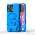 thumbnail image 2 of Case Designed for iPhone 16 Pro Max, Luxury EVA Material Kickstand 3D Pattern Skin Friendly Shockproof Protective Anti-fall Kids Men Women Boys Girls Phone Cover for iPhone 16 Pro Max - Blue, 2 of 9