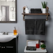 Superior Egyptian Cotton Heavyweight Hand Towel Set of 4, Black