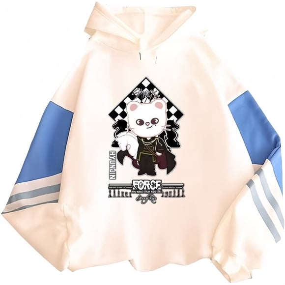 Sudadera de manga corta Shuiyi Trend Pattern Stray Kids Hyun-Jin