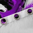 thumbnail image 4 of Feelyou Adult Modern Stripes Black Out Curtains, Black Purple Geometric Curtains Pack of 2 (42x63 Each), Abstract Stripe Ombre Bedroom Curtains, Curtains and Drapes Room Decor, 4 of 6