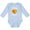AE-Light Blue, variant on Inktastic Little Peach Cute Heart Shaped Peach Boys or Girls Long Sleeve Baby Bodysuit