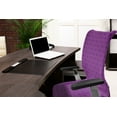 thumbnail image 3 of Ambesonne Ethnic Office Chair Cover Stretchable High Back, Thai Inspired Geometric Art, Purple and Fuchsia, 3 of 6