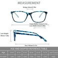 thumbnail image 6 of 2 Pack Progressive Multifocal Blue Light Blocking Reading Glasses Men Women Spring Hinge Reader, 6 of 7