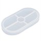 thumbnail image 2 of Moldes de posavasos D I Y DIY molde de silicona ovalado de resina epoxi de cristal para el hogar, cocina, panadería, 2 of 14