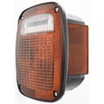thumbnail image 2 of Halogen Tail Light For 91-97 Wrangler YJ) Right Clear/Red Lens w/Bulbs Fits select: 1995 JEEP WRANGLER / YJ S/RIO GRANDE, 1997 JEEP WRANGLER / TJ SE, 2 of 6