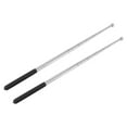 thumbnail image 1 of Unique Bargains 5 Feet Extendable Portable Telescopic Handheld Tour Flag Pole, Black 2 Pack, 1 of 6