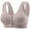 Gray, variant on Lixiuxyad Seamless Viscose Front Closure Bra For Comfortable Lightweight Wireless Support Non Everyday T Shirt Bra With Removable Pads,Bras for Women Beige L