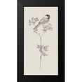 thumbnail image 2 of Wang, Melissa 11x18 Black Modern Framed Museum Art Print Titled - Nature with Bird III, 2 of 5