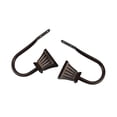 thumbnail image 3 of Trumpet Curtain Rod Holdback-Color:Cocoa, 3 of 3