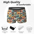 thumbnail image 2 of Men's Boxer Briefs, off road racing car colorful Soft Comfy Mens Underwear Boxer Briefs Breathable With Widen Waist, 2 of 7