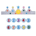 thumbnail image 2 of 1 Juego de tocado de cumpleaños, sombrero de corona de fieltro, números DIY, corona de cumpleaños para niños, 2 of 5