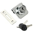 thumbnail image 2 of AMLESO Heavy Duty Display Cabinet Showcase Lock Glass Door Lock 35x32mm A, 2 of 8