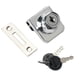 thumbnail image 2 of Cerradura de seguridad para puerta de vitrina corrediza de vidrio con cerradura de seguridad para puerta de vitrina. 35x32mm A, 2 of 9