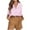 Pink, variant on KIHOUT Striped Button Down Shirts for Women Dress Shirts Long Sleeve Casual Collared Office Work Shirt with Pocket