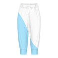 thumbnail image 4 of YDLCAFD Capris For Women 4Th Of July Flag Independence Day Print Pants Bottom Drawstring Joggers, 4 of 5