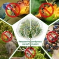 9.8 x ft Large Fruit Tree Netting Cover with Zipper and Drawstring ...