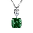 thumbnail image 3 of PERITANG Timeless Minimalist Zircon 925 Sterling Silver Cubic Zirconia Pendant Jewelry Necklace For Lady Jewelry For Women For All Occasions For Wedding With White Gift Box, 3 of 6