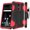 Black/Red, variant on HR Wireless Dual Layer [Shock Absorbing] Hybrid Stand Hard Plastic/Soft TPU Rubber Case Cover Holster For LG Aristo 2/Fortune/Tribute Dynasty, Black/Red