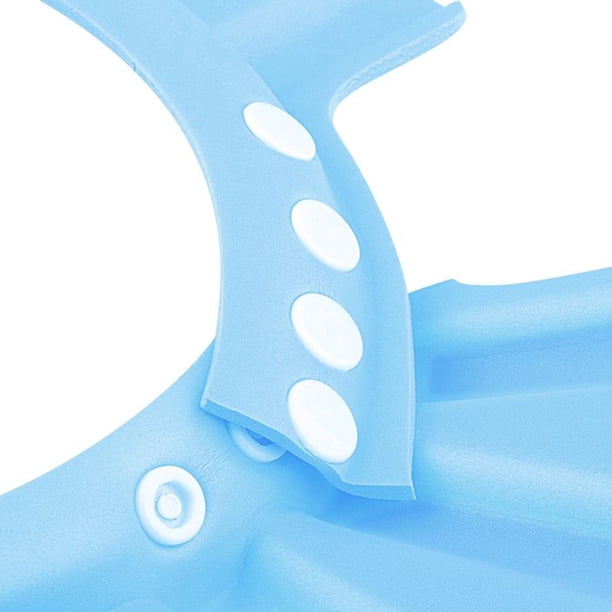 Gorro de baño para ducha con champú para bebé, gorro de baño ajustable suave para bebé pequeño