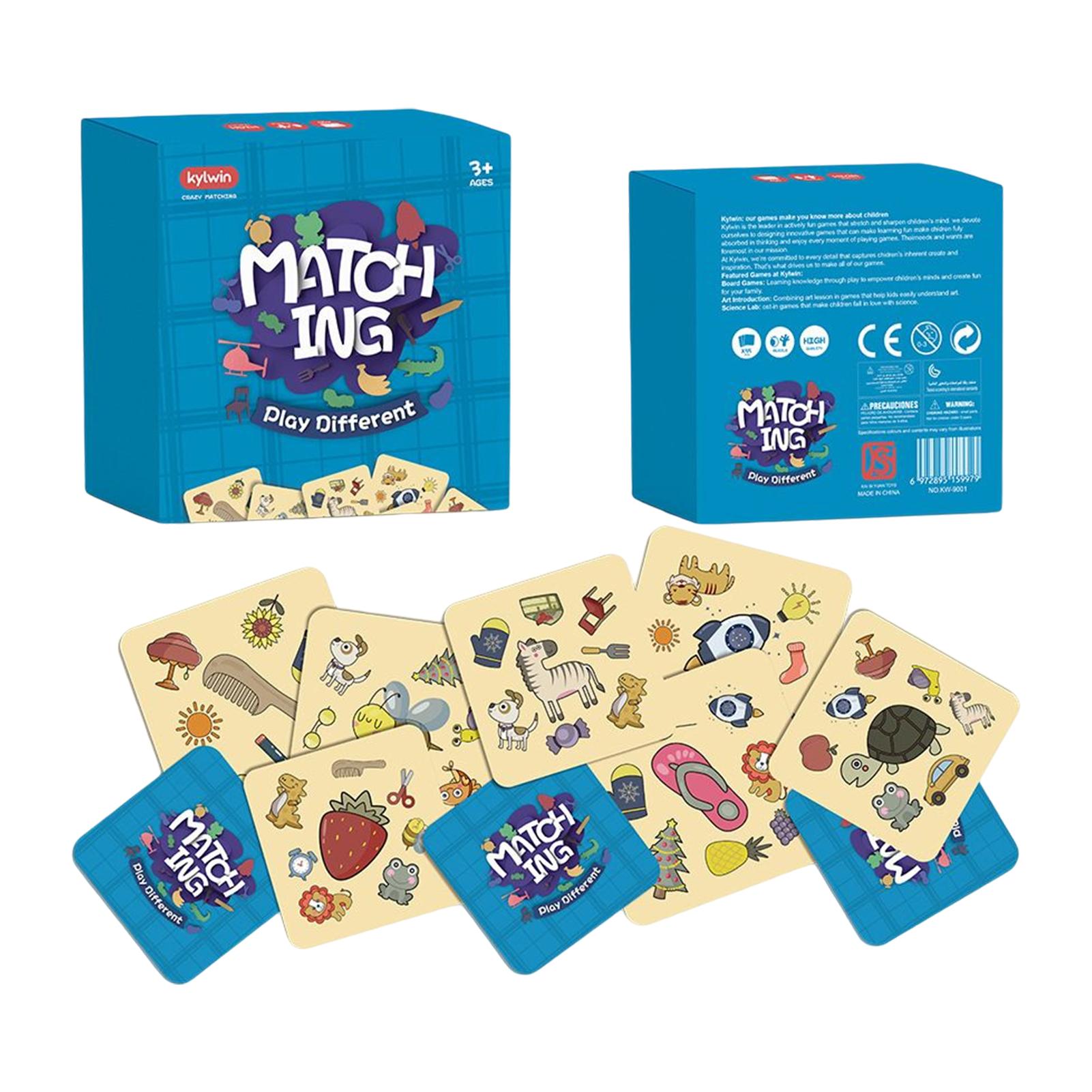 Memory Match Cards Matching Game for Kids Matching Pair Cards