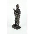 thumbnail image 2 of Soldat Militaire Vétéran Prêt à la Bataille Hommage / Statue Commémorative de 10 Pouces de Hauteur, 2 of 4
