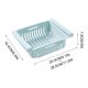 thumbnail image 3 of Cajón Organizador Extraíble Ajustable para Refrigerador (20,5 X 16,4 X 7,6 Cm, Pp, Extensible Hasta 28,5 Cm), Ideal para Cocina y Baño, Ideal para Guardar Jabón, Cepillos y Toallas., 3 of 3