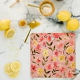 thumbnail image 2 of Society6 Ninola Design Fresh flowers Pink Square Cutting Board, 2 of 2