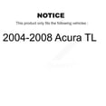 thumbnail image 2 of Transit Auto Front Rear Complete Suspension Shocks Strut and Coil Spring Mount Assemblies Kit for Car 2004-2008 Acura TL - Left Right Side (Driver Passenger) K78M-100313, 2 of 2