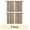 Brown, variant on Better Homes & Gardens Luna Pick Stitch Stripe Kitchen Curtain Tiers and Valance, 3-Piece Set, Brown, 60" W x 36" L