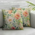 thumbnail image 3 of QZHH  Watercolor Flowers Print Farmhouse Décor Colorful Vintage Floral Decorative Throw Pillow Cover Sofa Couch, 3 of 5