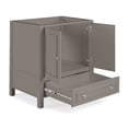 thumbnail image 6 of Alaterre Furniture 30in Wood Bathroom Vanity with Soft-Close Doors, Gray, 6 of 10