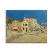 Stupell Industries The Yellow House Vinvent van Gogh Classic Painting Painting Gallery Wrapped Canvas Print Wall Art, Design by one1000paintings