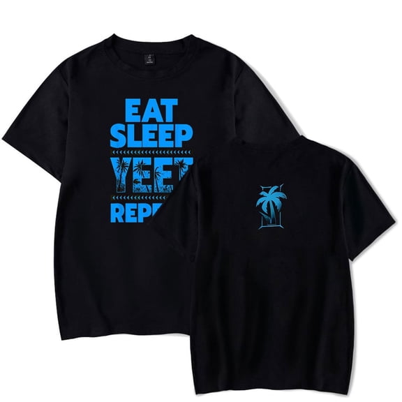 Jey Uso Eat Sleep Yeet Repeat T-Shirt Women Men Crewneck Short Sleeve Fashion Tee