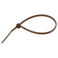 thumbnail image 2 of Unique Bargains 200pcs Cable Zip Ties, 6 Inch x 0.1 Inch Self-Locking Nylon Tie Wraps Brown, 2 of 3