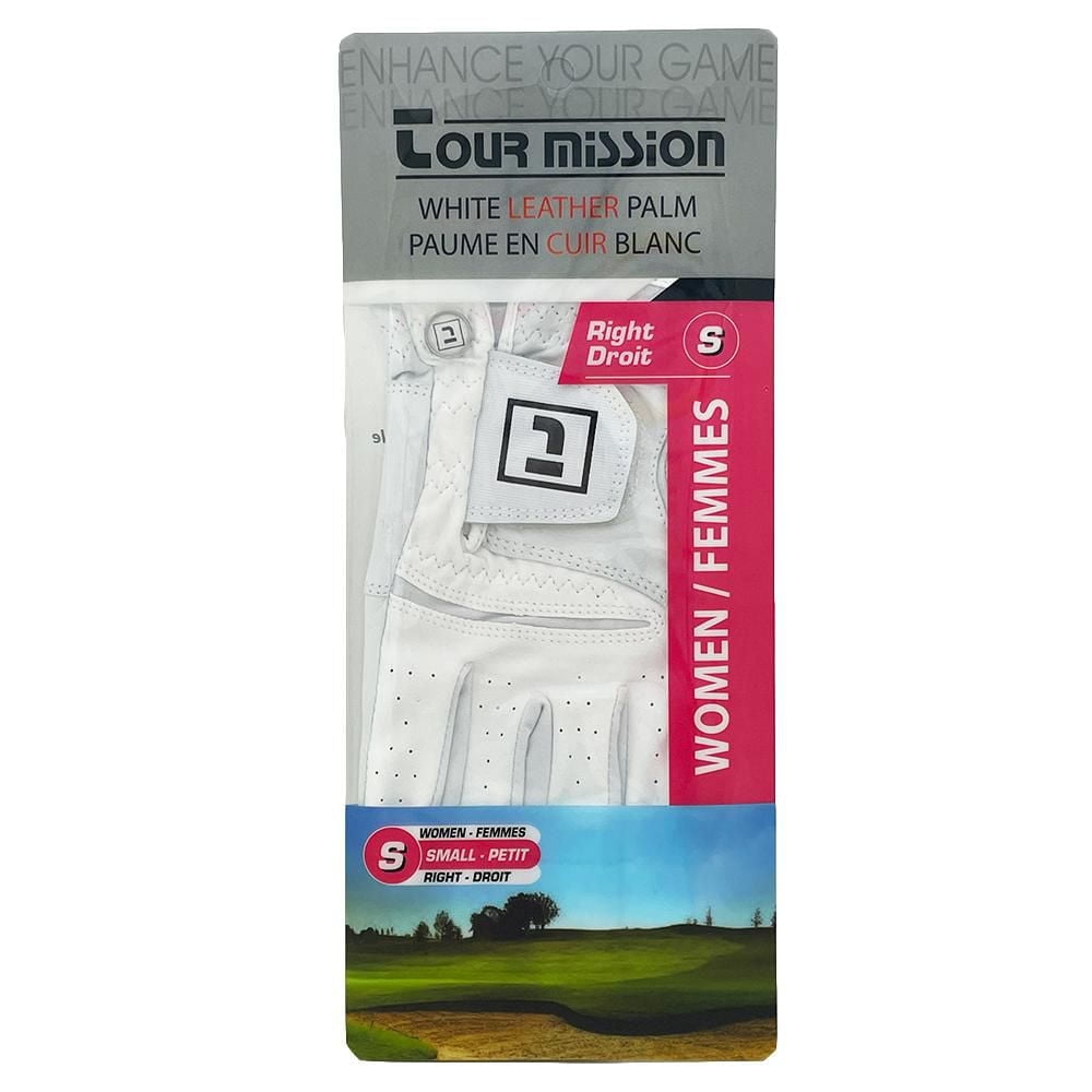 Gant de golf Tour Mission pour Femme, main droite, Petit (1 unité) Gants de golf de cuir Cabretta
