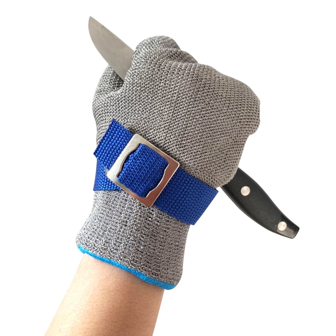 Jinsinto Stainless Steel Cut Resistant Gloves, Safety Work Glove, (XL)