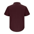 thumbnail image 4 of Taqqpue Mens Waffle Short Sleeve Shirts Casual Lightweight Comfortable Collared Shirt Summer Beach Vacation Tops, 4 of 6