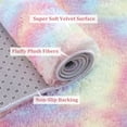 thumbnail image 3 of CAROMIO Area Rug 8 x 10 Soft Fluffy Area Rug Rainbow Plush Shag Rugs Fuzzy Shaggy Accent Carpets for Kids Room Nursery Non-Skid Modern Tie-Dyed Rugs, 3 of 5