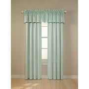 Perfect Darkness - Suede Black-Out Curtain Panel, Baby Dot Print Baby Blue