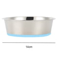 thumbnail image 2 of Cuencos de acero inoxidable para perros, cuencos de metal antideslizantes para perros con base de goma, cuencos de agua y comida para perros pequeños, 2 of 5