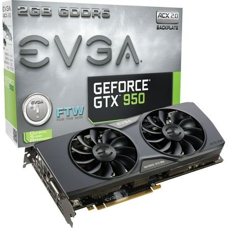 EVGA NVIDIA GeForce GTX 950 Graphic Card, 2 GB GDDR5