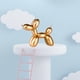 thumbnail image 5 of Adorno artístico y divertido con forma de perro XINYU con globos de colores vivos dorado, 5 of 7